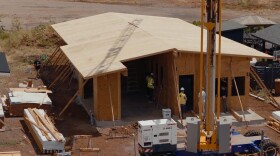 The first mass timber home is being built in Lahaina, a concept that simplifies shipping materials into a flat-pack module and allows for quick assembly.