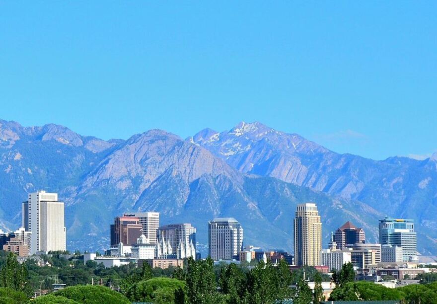 Photo of the downtown salt lake city skyline