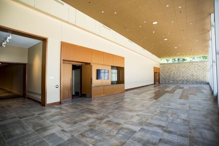 Main lobby of Glazer Music Performance Center