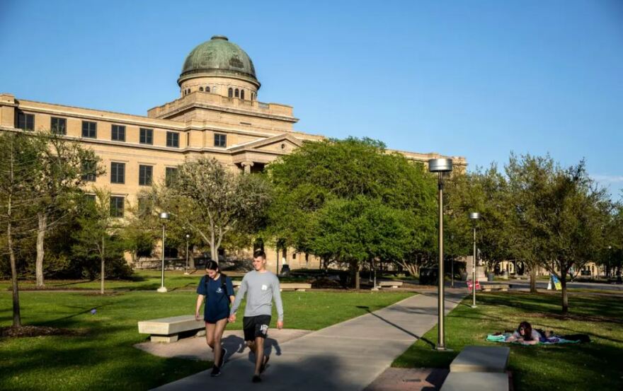 The Texas A&M University campus.