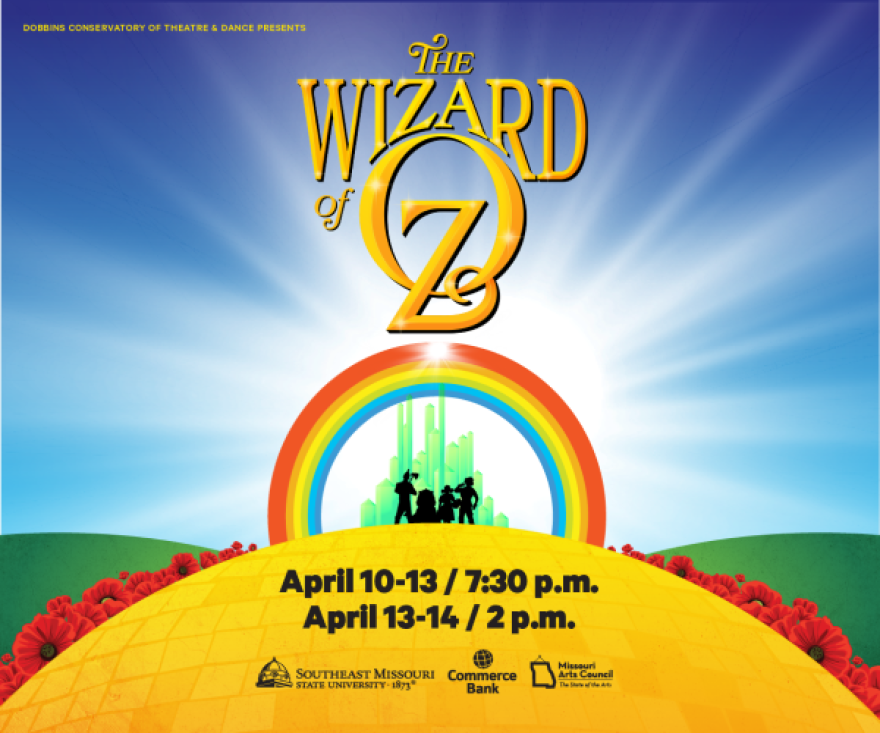 SEMO River Campus Production Playbill for 'Wizard of Oz'