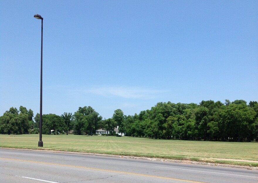 Part of the space where the Gathering Place will be