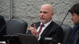 Sen. Scott Baldwin, R-Noblesville, leads a committee meeting on Wednesday, Feb. 4, 2026.