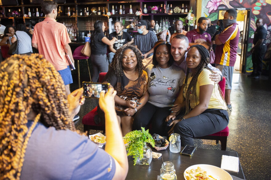 The Black Business Bus Tour recently sponsored an event for black business owners and supporters at Ybor City's 7th + Grove restaurant. 