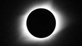 A view of the Aug. 21, 2017, total solar eclipse from Madras, Oregon.