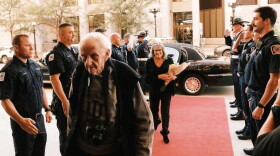 Sioux City photographer and filmmaker George Lindblade enters the Orpheum Theatre on Oct.1, 2026, to take part in the premiere of the full length documentary on his career. (Courtesy Sioux City International Film Festival Facebook page)