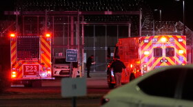 Emergency vehicles arrive at Riverbend Maximum Security Institution after the execution of Christa Pike was halted Wednesday, Sept. 30, 2026, in Nashville, Tenn.