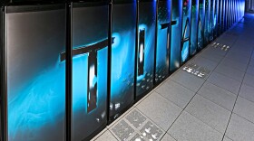 The Cray-built Titan, at Oak Ridge National Laboratories, comes in second.