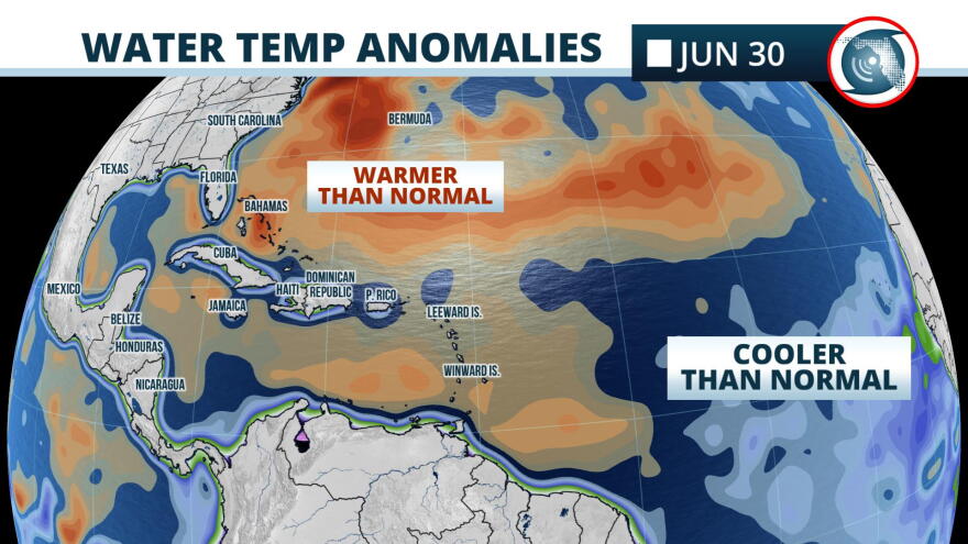 Sea surface temperatures