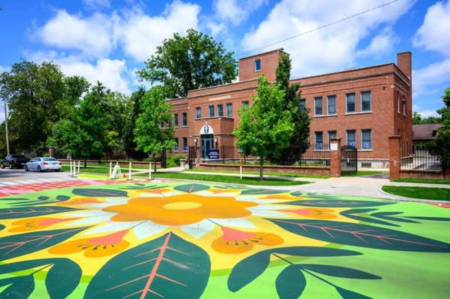 The South Bend Redevelopment Commission has awarded the nonprofit South Bend Greenway Conservancy a $50,000 grant to develop an urban trail through the city's near west side neighborhood. The trail will tie in this street mural funded by the commission in 2024.