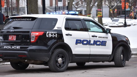 Burlington City Police car (file)
