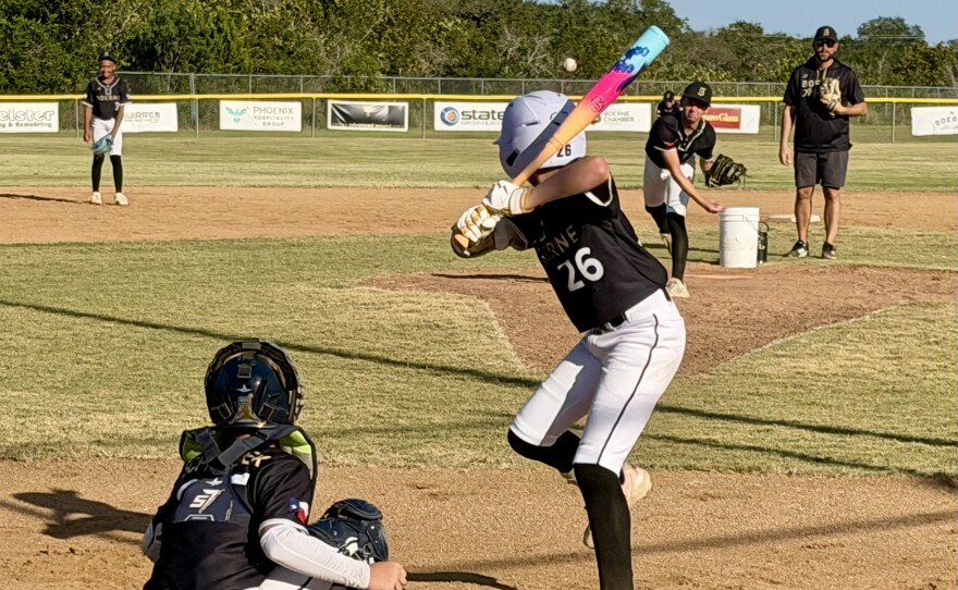 pitching and batting practice