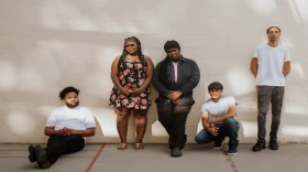 From left to right: Christopher Jaco, Kayla Goshay, Christian Randle, Carlos Correa and Renard Baldwin. They all took classes in state-licensed facilities and found out their credits did not transfer to another school.