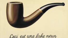 Ceci est une fake news, image for Hyperallergic, April Fools Day 2017