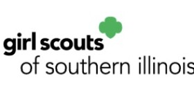 Girl Scouts of Southern Illinois logo featuring a green trefoil symbol.