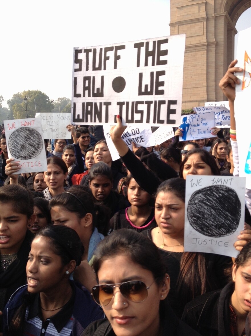 This week students and women's groups descended on India Gate, a central Delhi landmark, to demand tough penalties for molestation and rape.