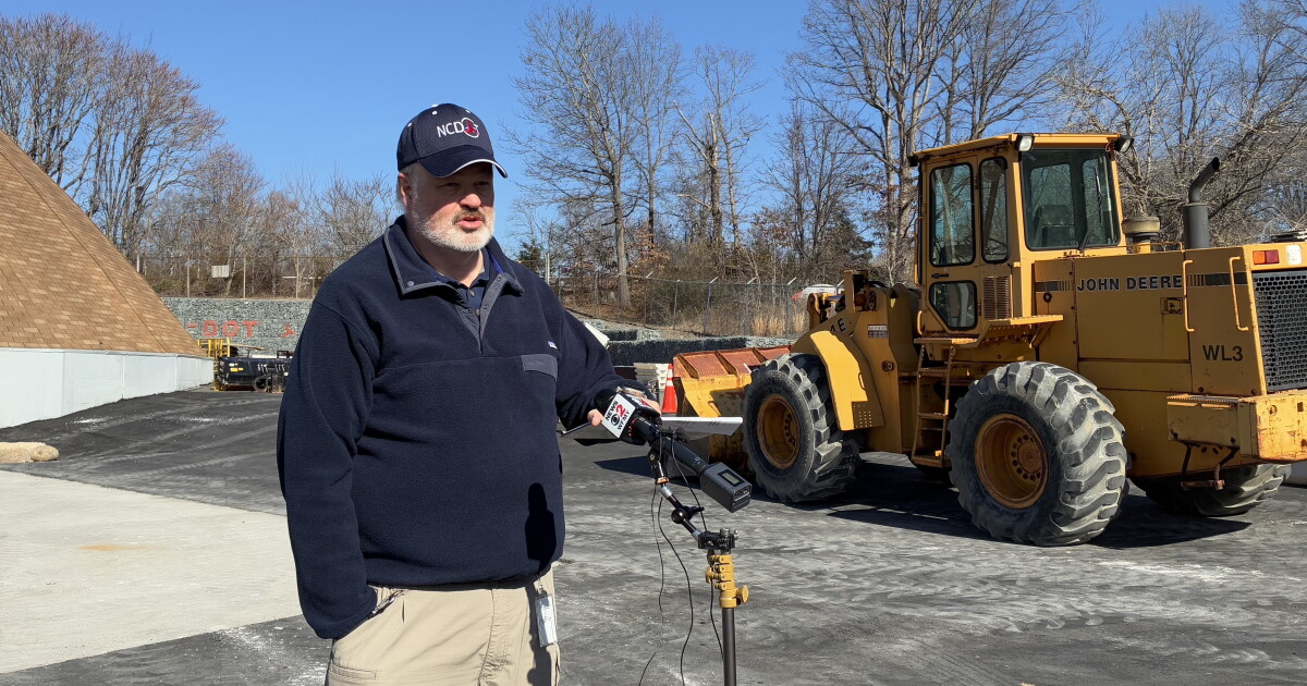 NCDOT says low temperatures could slow progress in clearing roads after projected winter storm