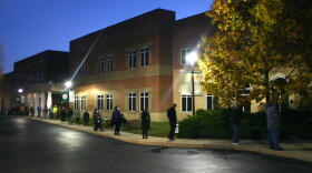 Voters in Yellow Springs lined up before sunrise to cast their ballots in the 2020 election.