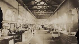 In the early 1900s, meat vendors called the Market House home. Now that same space is home to exhibits depicting the history of Paducah.