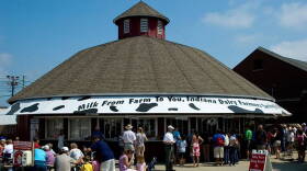 The American Dairy Association of Indiana's Dairy Bar at the Indiana State Fairgrounds.