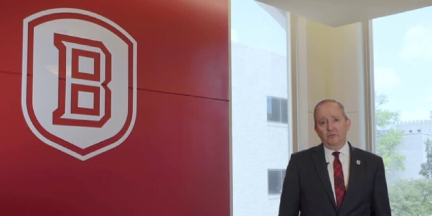 Bradley University President Stephen Standifird. 