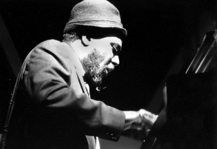 Jazz pianist Thelonious Monk performs at the Newport Jazz Festival in Newport, R.I. on July 5, 1963. (AP Photo)