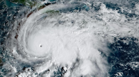 Satellite photo of Hurricane Melissa (2025).