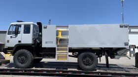 The new high-water rescue vehicle acquired by the Lincoln County Sheriff's Office through the Oregon State Preparedness Infrastructure Resource Equipment (SPIRE) grant program.