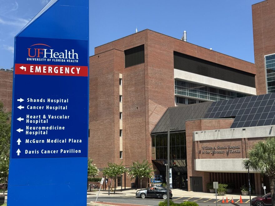 Shands Hospital in Gainesville.