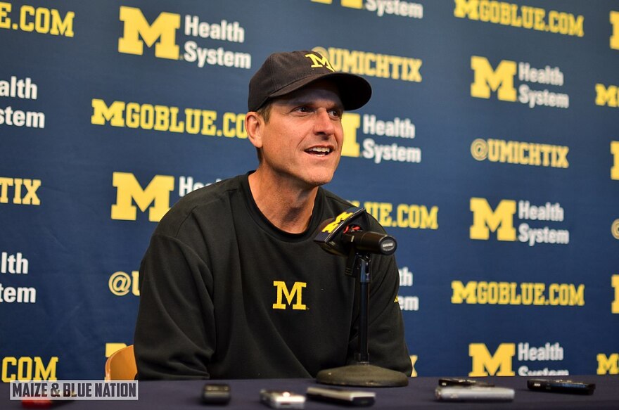 Coach Jim Harbaugh