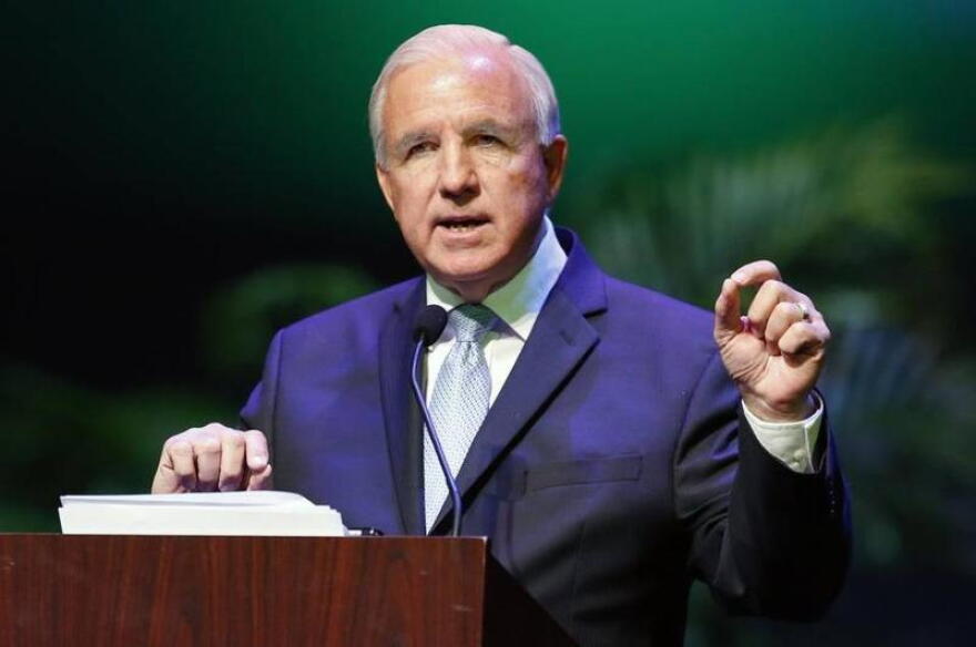 Miami-Dade County mayor Carlos Gimenez wants the county's transportation board to upgrade the bus system along the South Dade Transitway Corridor. 