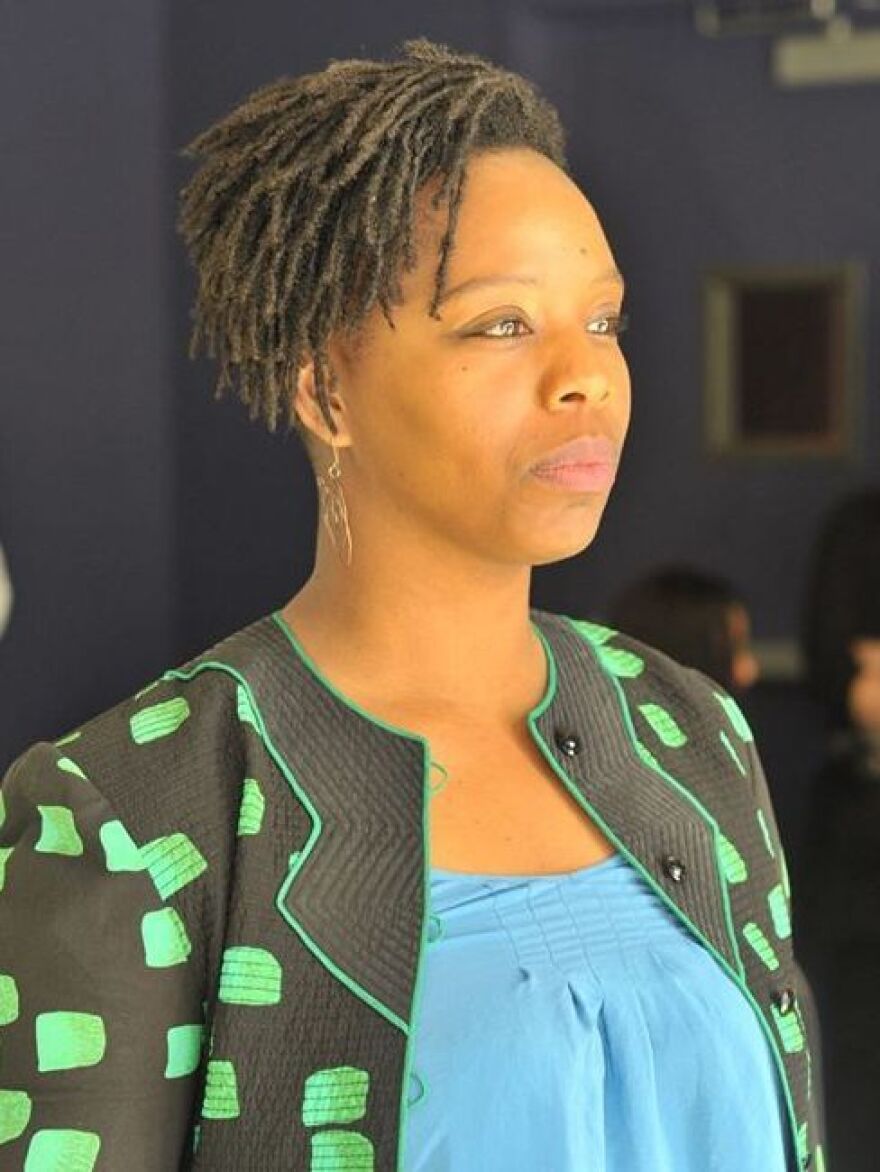 Patrisse Cullors, co-founder of #BlackLivesMatter.