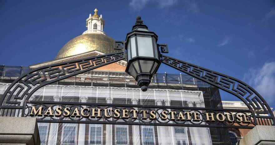 The Massachusetts State House on Beacon Hill, Boston. (Robin Lubbock/WBUR)