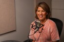 Democratic gubernatorial candidate Helena Foulkes speaks with Ocean State Media political reporter Ian Donnis ahead of Rhode Island’s Sept. 9 primary. Credit: Ocean State Media