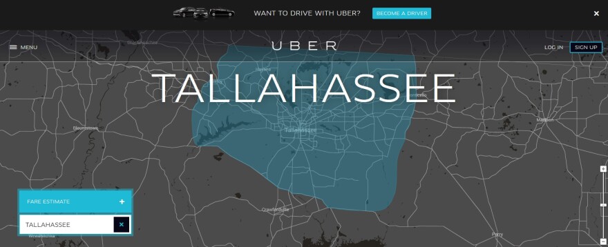 Uber is operational in Tallahassee. 