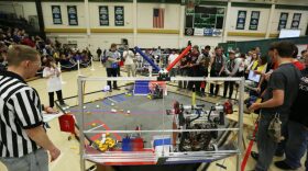 School robotics competitions like this one at Missouri S&T in 2016 can help students develop an interest in STEM fields.