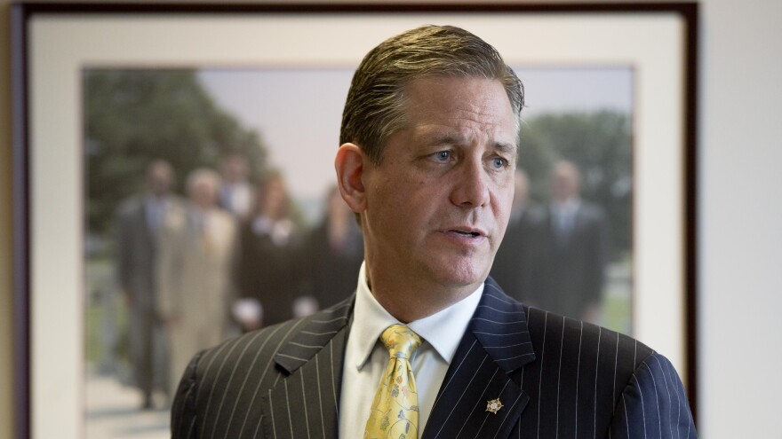 Bruce Castor is a member of Former President Donald Trump's impeachment defense team. He is seen in a 2015 photo in Norristown, Pa.