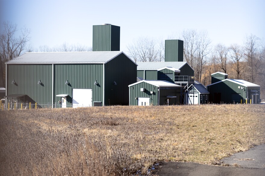 FILE: The Brookfield Compressor Station, photographed on January 12, 2025, is the subject of local opposition to a proposal to increase the capacity of the Iroquois Gas Transmission System.