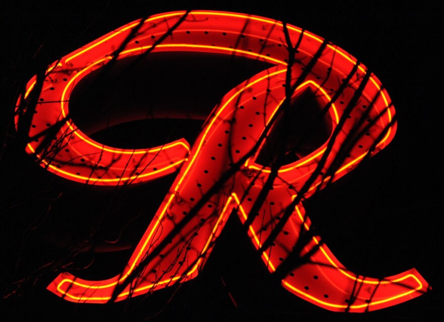 The sign for Rainier Brewing Company, brewed in Seattle from 1878 to 1999. The company is now owned by Pabst Brewing Company. Since Rainier left the city, however, micro and nano brewers have popped up in the city.