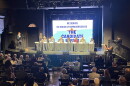 Guilford County candidates answer questions during forum at the Pyrle theater in Greensboro.