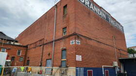 The Grandin Theatre's latest construction is well underway