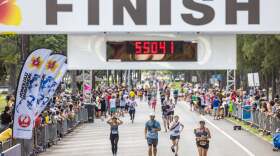 The 49th Honolulu Marathon on Dec. 12, 2021.