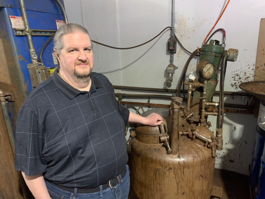 Phil Stepp worked hard with the team at National Audio Company to figure out a recipe and process for manufacturing tape, which is a highly scientific process that involves materials from all over the world.