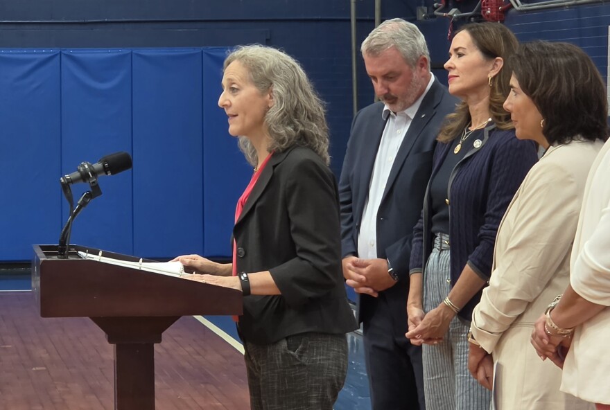 Pennsylvania Secretary of Health Dr. Debra Bogen says that period products are school supplies.