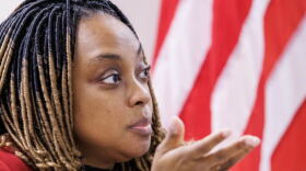 Rep. Dotie Joseph, D-North Miami, said a bill restricting flags in schools and government buildings "validates hate."
