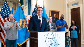 Gov. Kevin Stitt touts Oklahoma's new Office of Faith-Based and Community Initiatives.