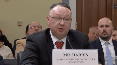 Haven Harris testifies to the U.S. House Committee on Natural Resources Feb. 3, 2026.