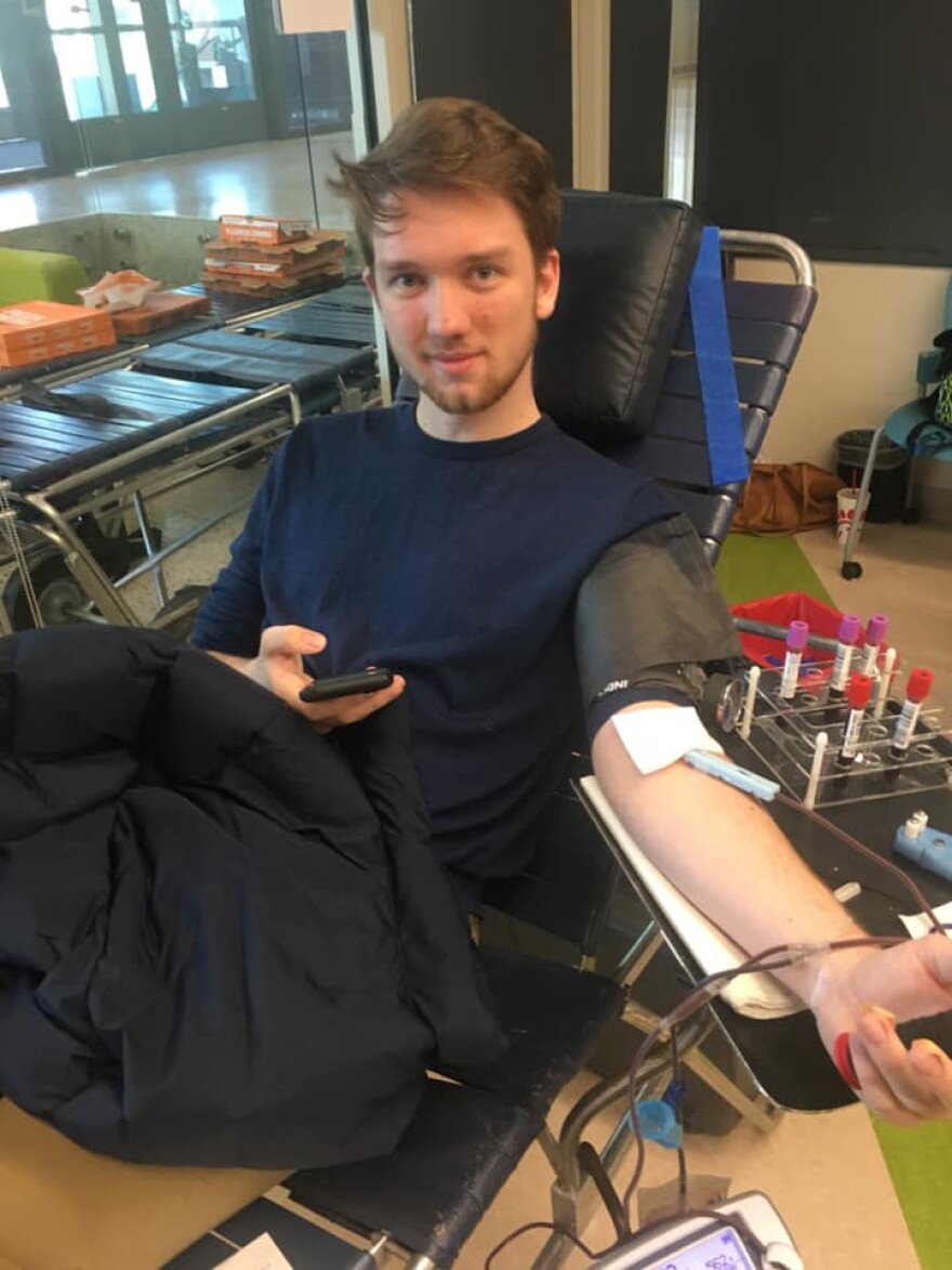 A Donor Gives Blood