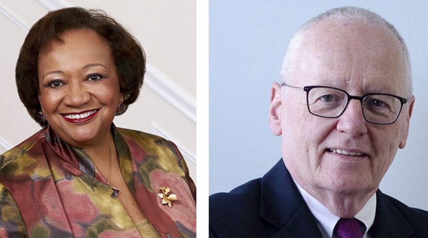 Juanita James (left), president and CEO of Fairfield County’s Community Foundation, has been appointed to the Connecticut State Colleges and Universities Board of Regents. James McCarthy, a former interim provost and senior vice president for Academic Affairs at Baruch College, the City University of New York, has been appointed to the Connecticut State Colleges and Universities Board of Regents.