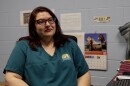 Bloomington Animal Shelter Volunteer Program Director Jenny Gibson sits for an interview in her office.
